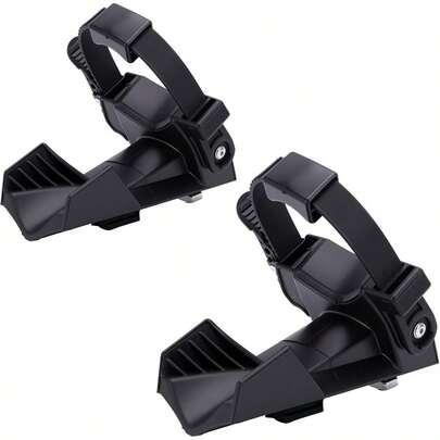 2 Soportes para Rueda Trasera de Bicicleta de plástico ABS de 2, 35 Pulgadas, Portabicicletas Trasero para Coche, Piezas de Repuesto para Bicicleta de montaña y