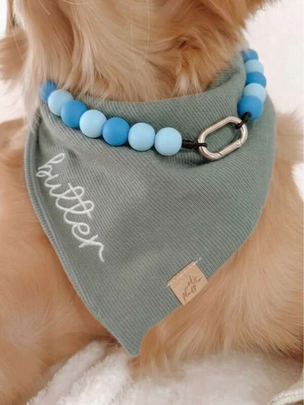 Cute Silicone Color-Block Dog Collar, Super Durable Silicone Pet Necklace, Personalized Fashion Pet Collar Suitable For Large And Small Dogs, Cats, Pet Clothing Accessories, Cartoon Style Puppy And Kitten Collar, Pet Gift