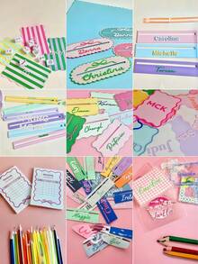 Mahjong Tile Finder Mahjong Gift Creative Customizable Transparent Line Marker Mahjong Teacher Gift Card Reader Hostess Gift Game Night Accessory - Multicolor - View 3