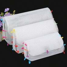 Plastic Woven Mesh Set, Suitable For DIY Handmade Woven Bags, Crochet Bags And Other Woven Materials, Includes Plastic Mesh Hooks - Variant - View 3