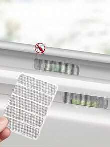 25pcs Window Screen Repair Patches, Self-Adhesive Repair Kit, Indoor Insect, Fly, Mosquito Proof Window Screen Mesh, Window Screen Door Repair Patches. Perfect For Halloween Decoration, Outdoor Garden Decoration, Room Decoration, Autumn Home Decor. Kitchen Bathroom Mosquito Proof Accessories, Bedroom Mosquito Proof Perfect Tool. - Multiple Styles - View 5