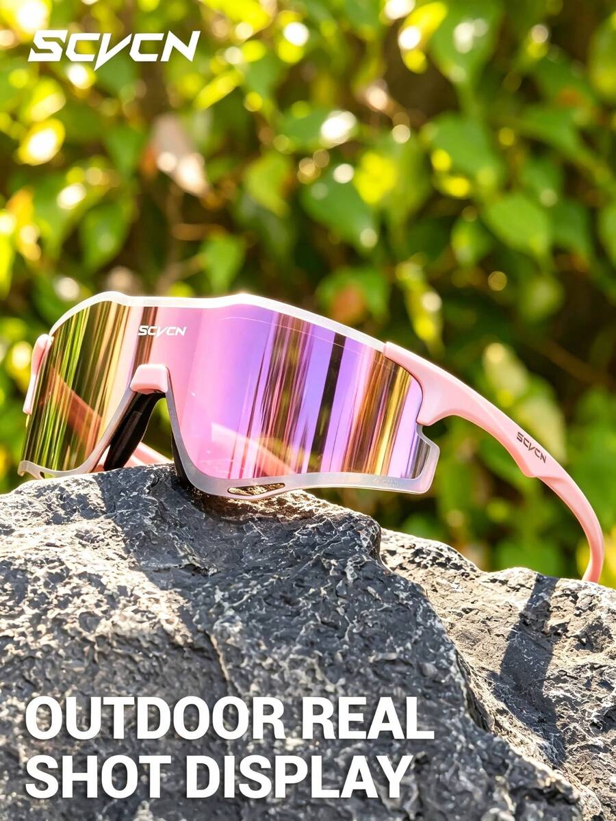 Gafas deportivas de ciclismo SCVCN, diseño clásico para hombres y mujeres, gafas para bicicleta de montaña, bicicleta de carretera y carreras, accesorios para exteriores como golf, pesca, escalada, senderismo, vacaciones y camping