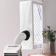 3 mètres de bande d'étanchéité universelle imperméable pour fenêtre, convient pour climatiseur portable à fenêtre inclinable, accessoire de climatiseur réglable - 3M - Voir 8