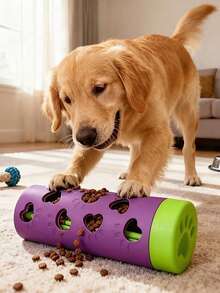 New Detachable Pet Slow Feeder Toy | Durable Chewable Treat Roller, Energy Consumption, Boredom Relief, Suitable For Small And Medium Cats And Dogs, Indoor And Outdoor Use - Multicolor - View 9