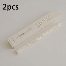 European Style Long Taper Candles With Embossed Pattern, Suitable As Wedding Decor, Valentine's Day Gift, Atmosphere Scented Candle Photography Prop, Smokeless Candle, Ideal For Romantic Dinner, Wedding, Holiday, Birthday And Home Decor. - Multicolor - View 11