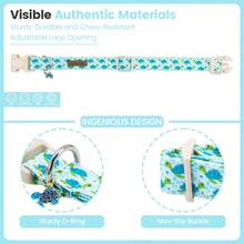 Kalung Anjing Lionheart Glory dengan Gesper Plastik dan Motif Kura-kura Lucu Warna Ungu, Cocok untuk Anjing, Anak Anjing, Hewan Peliharaan Jantan dan Betina - Biru Langit - View 4