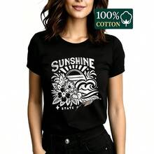 Women T-Shirts - 黑色 - 查看 6
