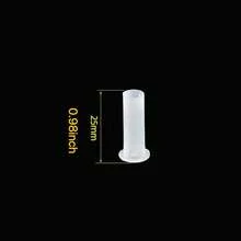 10pcs Office Cabinet Lock Rod Bushing, Metal Filing Cabinet Lock Pin Plastic Sleeve, Iron Cabinet Lock Accessories - White - View 9