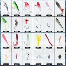 Kit de Pesca 109 PCS, Señuelos de Pesca con Caja, Incluye Anzuelos, Cucharas, Gusanos y Accesorios para Pesca en Agua Dulce y Salada, Ideal para Principiantes y Expertos - Multicolor - Ver 3