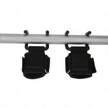 2pcs/Set Fitness Squat Weightlifting Pull-Up Wrist Hooks Horizontal Bar Sports Equipment, Used To Reduce Strength Training, Not Hand Grip Hooks Gym Accessories - Black - View 10
