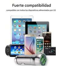 Fast Charging Car Charger With 2 Ports, Micro USB Cable - Light Grey - View 3