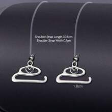 2Pcs/6pcs Set Women's Transparent Shoulder Straps Invisible Non-Slip Bra Straps Lingerie Accessories - Clear - View 6