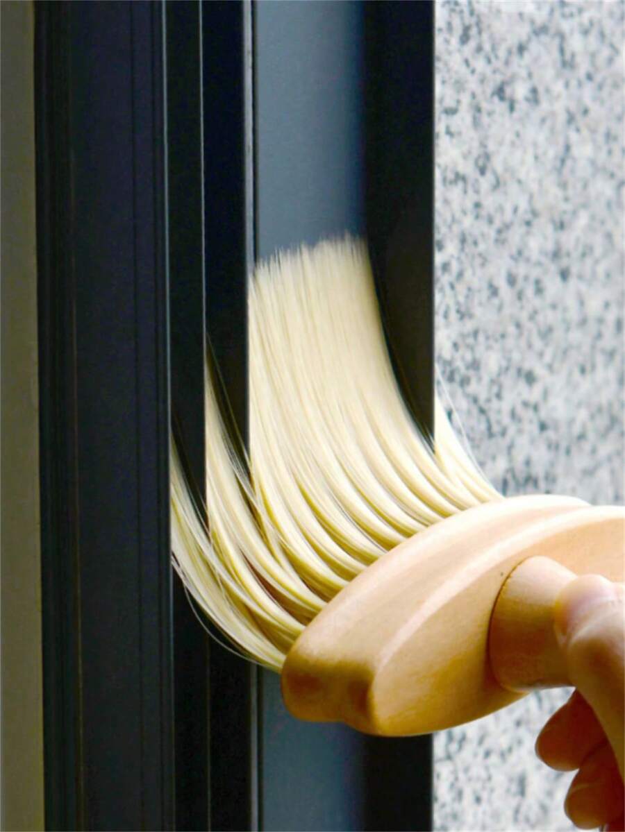 1pc Cleaning Brush, Long Bristle Brush For Cleaning Car Air Vent And Interior Crevices