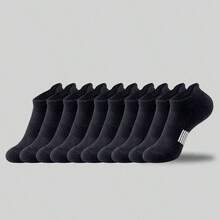 5/10 Pairs Minimalist Neutral Short Socks, Comfortable Casual Multi-Functional Couple Socks, Suitable For All Seasons, 1 Pair Optional - Multicolor - View 7
