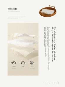 1pc Waterproof Quilted Mattress Protector Pad Without Pillowcase, Curved Quilted Design, Skin-Friendly Breathable Stain-Resistant Soft Bedding Pad, Single/Double/Queen/King/Extra Large Sizes, Suitable For Home Bedroom, Dormitory, Hotel - Khaki - View 11