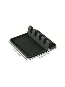 1 cái giá đỡ dụng cụ nhà bếp bằng silicon có miếng lót chống nhỏ giọt, phù hợp với nhiều loại dụng cụ, giá đỡ muỗng chịu nhiệt, thích hợp sử dụng trên bếp, giá để muỗng và kẹp gắp thức ăn. - Nhiều màu - Xem 7