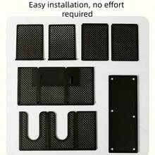1pc Compartment Disposable Paper Cup Holder Dual Use Wall Mount & Countertop Coffee Bar Storage Rack Organizer For Paper Cups Lids Stirrers Home Kitchen Coffee Station Accessory - Multicolor - View 3