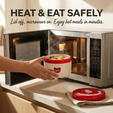1 قطعة/مجموعة صندوق غداء محمول من الفولاذ المقاوم للصدأ 304 معزول حرارياً مع مقبض، حاوية تخزين طعام وسلطة فاكهة مانعة للتسرب، قابلة للغسل في غسالة الأطباق والميكروويف، مناسبة لاستخدام الطلاب والبالغين في المدرسة والمكتب والنزهات والسفر والعودة إلى المدرسة - متعدد الألوان - مشاهدة 4