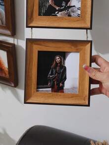 Rustic Hanging Photo Frame Set, 3-Piece Connected Collage Frame With Jute Rope, Wall-Mounted Multi-Photo Display Frame, Vintage Home Photo Rack, Suitable For Living Room, Bedroom, Apartment, Dorm, Entryway, Farmhouse Wall Decor, Unique Home Decoration Gift, Perfect For Friends, Family, Housewarming - Standard 4-inch - View 6