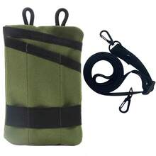 1 Buah Kantong Gantung Multi-Kompartemen dengan Pita Elastis, Dua Lubang Gantung, Perekat Velcro, Bahan Kain Oxford Tahan Sobek, Cocok untuk Penyimpanan Koin, Pisau, dan Senter Portabel Taktis Luar Ruangan - MultiWarna - View 15
