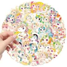 50pcs Unicorn Stickers Decoration, Suitable For Phone Cases, Notebooks, Water Bottles, Skateboards, Graffiti Helmets, Gift Stickers - 1 Set - View 8