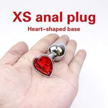 1pc, Heart-Shaped Base Anal Plug, Beginner To Expert 5 Size Butt Plug, G-Point Massage, Dildos, Adult Women Toys, Adult Men Toys, Adult Pleasure, Sexual Wellness, Sex Toys - one-size - View 10