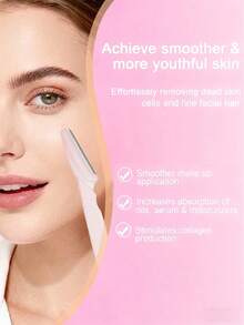 240/100/50/30/16/15/12/10/6/5/31pcs Set, Eyebrow Trimmer/Razor, Body Hair Removal Trimmer And Face And Set, With Precision Protective Guard Long Handle Blades, Women's Grooming Tools, Suitable For Daily Use Or Travel, Makeup Tools - Baby Pink - View 5