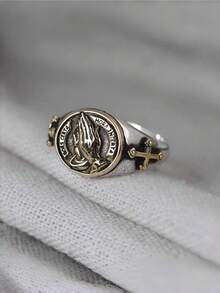 God's Hand Ring, Personalized Punk Style Ring, Suitable For Men's Daily Wear - Ring Of the Hand Of God - View 5