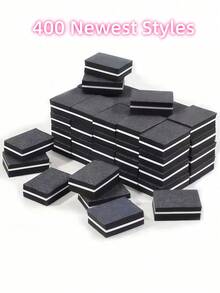 50pcs/Pack Double-Sided Nail Polishing & Buffing Files, Mini Sponge Blocks For Nail Trimming And Polishing - Multicolor - View 8