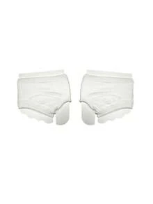 1 Pasang Kaos Kaki Polos dengan Ujung Terbuka dan Terpisah, Kaos Kaki Wanita Anti Selip dan Menyerap Keringat untuk Sandal Jepit, Melindungi dari Gesekan Tumit Tinggi, Bantalan Kaki Depan yang Bernapas - MultiWarna - View 9