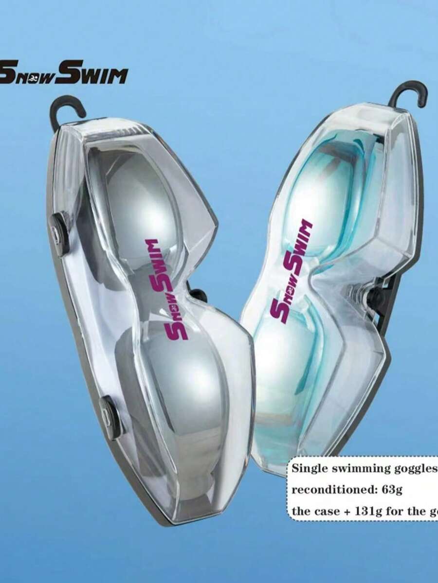 Best-Selling Unisex Waterproof Anti-Fog High-Definition Adult Electroplated Racing Swim Goggles - Multicolor - View 1