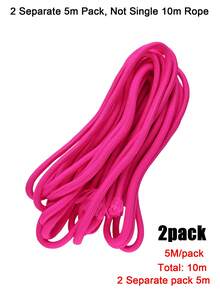 5M/Pack 5mm Fashionable Shiny Dopamine Round Rope Braided Nylon Rope For DIY Keychain Pendant Mobile Wrist Strap Leash Multi-Purpose - Solid Color Rope - View 16