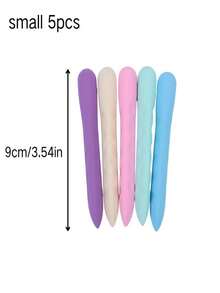 5pcs Ergonomic Grip Eraser Sticks Set Triangular Anti-Slip Precision Erasing For Sketching Artists ,Office Supplies,Back-To-School Supplies - Ergonomic Eraser - View 7