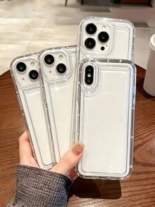 手機殼：3件透明防摔 TPU 手機殼，適用於 Apple 18/18 Pro/18 Pro Max/17/17Pro/17promax/16/16Pro/16promax/15/15Pro/15Promax/14/13/12/11/X/XR/XSMAX 系列手機殼保護套。送給朋友、女朋友、男朋友、家人或您自己的完美禮物 - 3件裝 - 查看 6