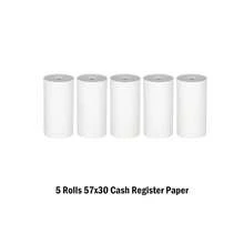 5/10 捲 57x30mm 熱感紙捲，POS 收據紙，適用於收銀機、超市、外帶打印機 - Thermal Paper - 查看 10