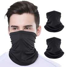 1pc Cool Neck Gaiter Face Mask, Multi-Functional Elastic Tube Scarf Balaclava, Windproof UV Protection, Suitable For Cycling, Running, Outdoor Activities, Sports, Unisex - Multicolor - View 1