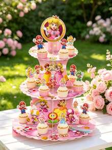 asmodee Mario Party Tablecloth, Waterproof And Oil-Resistant Dining Table Cover, High-Definition Pattern For Kids Birthday Parties And Themed Events - Multicolor - View 19