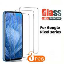 3-Pack Screen Protector, Compatible With Google Pixel 9 Pro XL/Pixel 9 Pro/Pixel 9, Pixel 10 Pro Fold/Pixel 10 Pro/10 Pro XL/10, Pixel 10a, Pixel 11/11 Pro/11 Pro XL Series, Fingerprint Unlock Tempered Glass Screen Protector, High Definition, Anti-Fingerprint, Anti-Scratch, Bubble-Free Easy Installation, Full Screen Protection - Clear - View 5