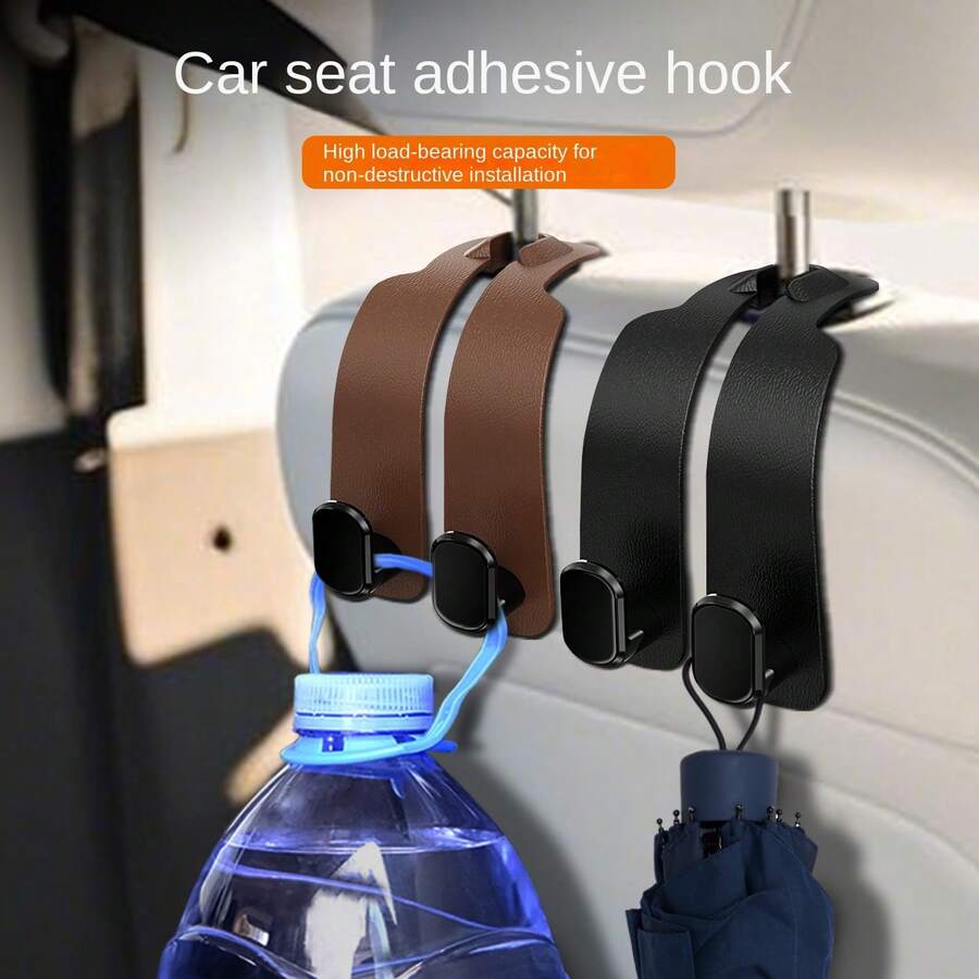 Pengait Sandaran Kepala Mobil, Tempat Tas, Rak Penyimpanan Belakang Kursi, Klip, Pengait Tetap Mobil, Mobil
