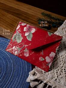 Luxury Envelopes, High-End Unique, Elegant & Exquisite, Invitation Envelopes, Gold Foil Embossed Pattern, Premium Gold Foil Envelopes, Classic & Sophisticated, Perfect For Wedding Invitations, Birthday Invitations, Parties And Gifts. - Multicolor - View 6