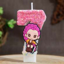 Mattel K-Pop Demon Hunter Influencer Exquisite Boxed Birthday Cake Number Candles Witch Girl Group Celebration Handmade Independent Decoration Creative - View 13