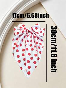 Polka Dot Bow Swallowtail Hair Clip, Premium Versatile Hair Accessory - Multicolor - View 7