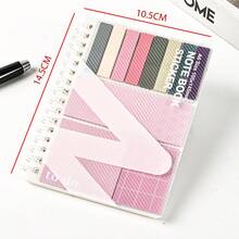 This Sticky Note And Notebook Combo Set Is Convenient To Use. The Soft And Elegant Morandi Color Is Perfect For Students. The Notebook Has An Adhesive Design And Is Stylish. It Can Be Used As A Student Message Board Or As An Office Sticky Note. Suitable For Schools, Offices, Primary And Secondary School Students (Both Boys And Girls), And Office Workers. Also A Great Gift For The Back-To-School Season. - one-size - View 15
