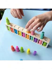 1 buah Permainan Tebak Warna Botol, Termasuk 20 Botol Bertanda Warna dan Kotak Penyimpanan, Permainan Papan Strategi Warna, Permainan Puzzle Memori Edukatif untuk Remaja dan Dewasa, Malam Keluarga, Ulang Tahun, Pesta Halloween, Mainan Strategi Kelompok (Warna Botol Acak) - MultiWarna - View 3