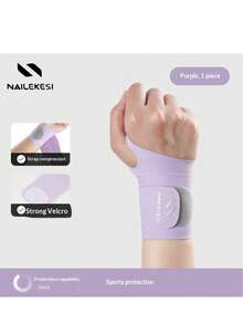 High Elasticity Wrist Support, Unisex, Adjustable Elasticity, Skin-Friendly And Breathable, Not Stuffy, Protects Wrist Joints During Sports, Provides Compression Wrist Support For Work And Daily Life, Multiple Colors Available, Universal For Left And Right Hands, Fitness Accessory - Multicolor - View 12