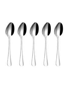 2pcs/Pcs 1010 Series Stainless Steel Ice Cream Scoop, Mirror Polished, Dessert Spoon, Coffee Spoon, Ice Cream Spoon, Soup Spoon, Suitable For Home Kitchen And Restaurant - View 9