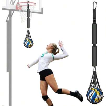 Entrenador de Golpeo de Voleibol, Entrenador de Rebote, Entrenador de Servicio Ajustable, Pelota Deportiva, Salto, Entrenamiento Táctil, Exteriores Herramienta de Práctica Voleibol