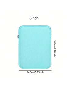 1pc 6"/7"/8"/10"/11" Office Commute Essential Soft Laptop Sleeve, Scratch-Resistant Wear-Resistant Organizer Bag, Lightweight Portable, Minimalist Fashionable Carry-On - Rectangle - View 23