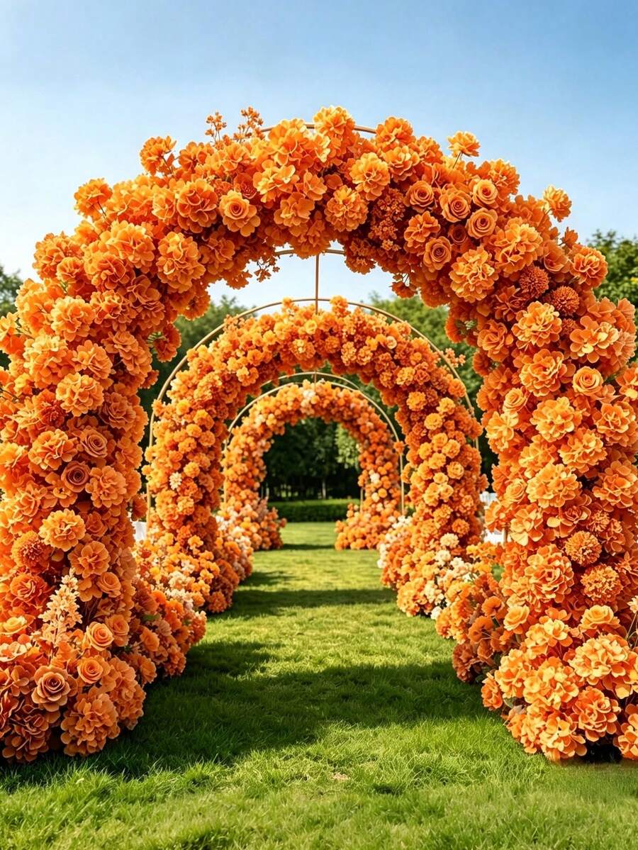 5/3/1 Stück künstliche Hortensienblumen, geeignet für Hochzeit, Brautstrauß, Wohnheim, Zuhause, Raumdekoration, Party, Wohnzimmer, Vase, Küche, Tischdekoration und Innen-/Außenbereich-Arrangement, DIY-Strauß, Fotografie-Requisiten, Herbst- und Halloween-Dekoration - Champagnerfarben - Übersicht 1