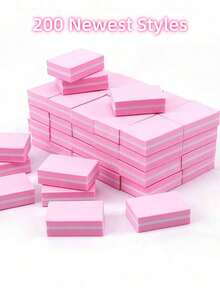 50pcs/Pack Double-Sided Nail Polishing & Buffing Files, Mini Sponge Blocks For Nail Trimming And Polishing - Multicolor - View 22